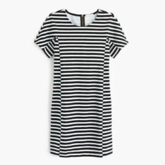 J. Crew Striped Ponte Shift Dress, S - Picture 2 of 9